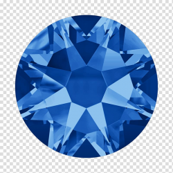 Blue gemstone illustration, Swarovski AG Rhinestone Diamond ...