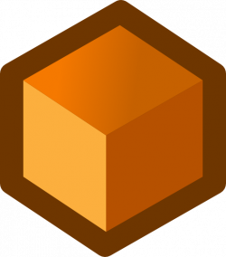 Orange Cube Clip Art at Clker.com - vector clip art online, royalty ...