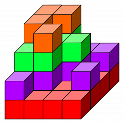 Clipart - cube tower 06