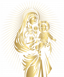 Blessed Virgin Mary and Baby Jesus PNG Clip Art - Best WEB Clipart