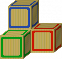 Tri Baby 2 Plain Blocks Clip Art at Clker.com - vector clip art ...