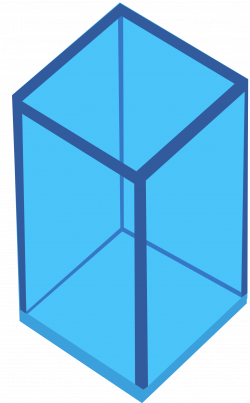 Clipart - Cyan Transparent Cube