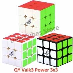 QiYi Mofangge Valk3 Power 3x3 Magic Cube Valk3 Stickerless 3layer ...