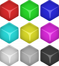Cube Clipart colored block - Free Clipart on Dumielauxepices.net
