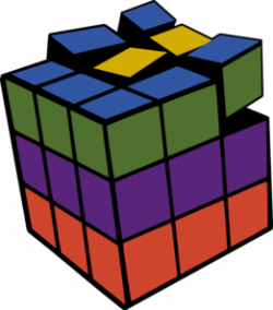 Rubiks Cube 3d Colored Clip Art at Clker.com - vector clip ...
