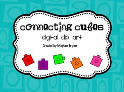 Connecting Cube {Clipart}