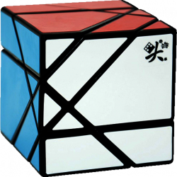 Tangram Cube - Black Body | Rubik's Cube & Others | Puzzle Master Inc