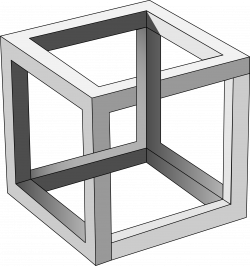 Clipart - MC Escher's Impossible Cube