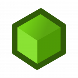 Clipart - icon-cube-green