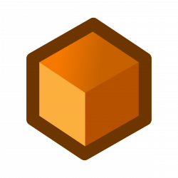 Clipart - icon-cube-orange