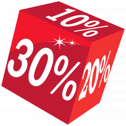 Discount Cube PNG Clipart Image | Gallery Yopriceville - High ...
