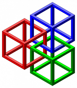 Clipart - Impossible cubes