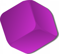 Purple Cube Clip Art at Clker.com - vector clip art online, royalty ...