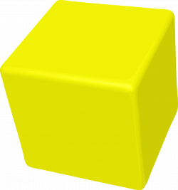 Cube Yellow Geometry - Yellow cube graphics 2654*2844 transprent Png ...