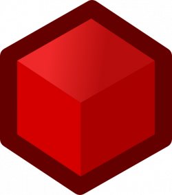 Red Cube Clip Art at Clker.com - vector clip art online, royalty ...