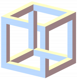 The impossible cube or irrational cube is an impossible object ...