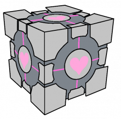 Aperture Science Weighted Companion Cube (Portal) by Pseudospeed on ...