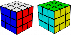 Clipart - Rubik's Cube