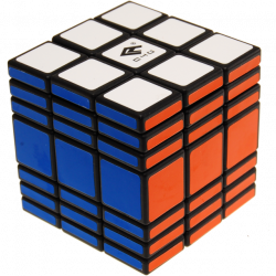 Fully Functional 3x3x7 Cube - Black Body | Rubik's Cube & Others ...