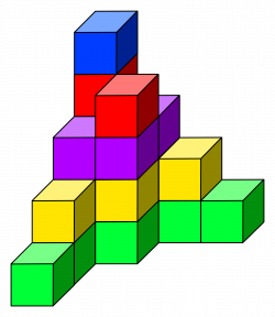 Clipart - cube tower 11
