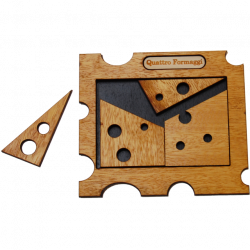 Quattro Formaggi | Wood Puzzles | Puzzle Master Inc