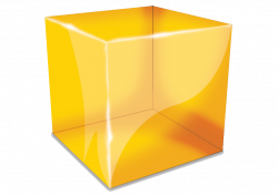 Cube Solid geometry - Yellow cube 842*595 transprent Png Free ...