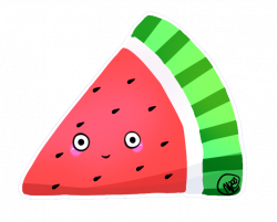 Kawaii* Watermelon by Mewidua on DeviantArt