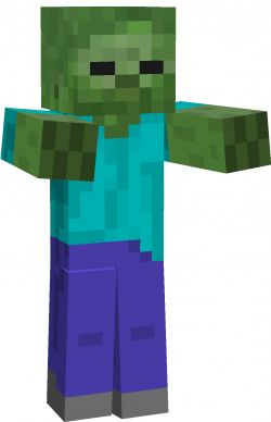Download Minecraft Zombie Png HQ PNG Image | FreePNGImg