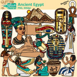 Ancient Egypt Clip Art {Civilization and Culture Along the ...