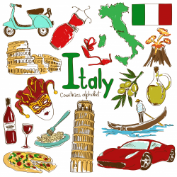 Italy Culture Map | Playing school | Italy culture, Italy ...
