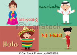People from different cultures | Clipart Panda - Free ...