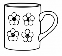 Mug Table-glass Coffee Cup Saucer - Mug Clipart Black And ...