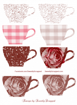 Sweetly Scrapped: Free Teacups Clipart and Digi Printables