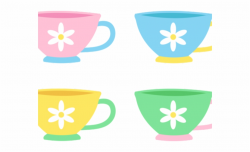 Pastel Clipart Tea Cup - Teapot And Cup Set Clipart ...