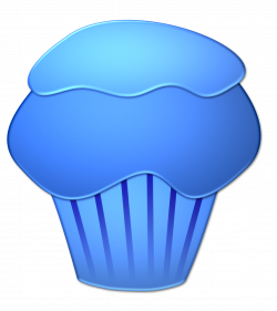 Blue Cupcakes Clipart | Clipart Panda - Free Clipart Images