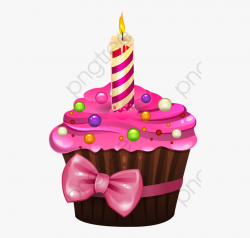 Birthday Cake Clipart Pink - Birthday Cupcake Clipart Png ...