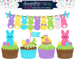 Raster-party-cupcakes-clipart | Easter | Cupcake clipart ...