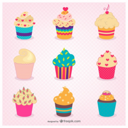Download cute cupcake template clipart Birthday Cupcakes ...