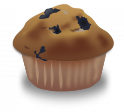 Blueberry Muffin Clipart Gambar