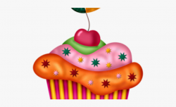 Fancy Cupcake Cliparts - Dibujos Cupcakes Png #2047993 ...