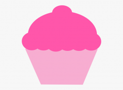 Aurora Cupcake Clip Art At Clker - Light Pink Cupcake ...