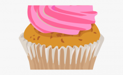 Realistic Clipart Cupcake - Pink Cupcake Clip Art, Cliparts ...