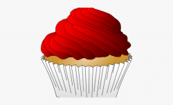 Red Clipart Cupcake - Red Velvet Cupcake Clipart, Cliparts ...