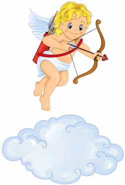 Beautiful Cupid with Cloud PNG Clipart | Gallery Yopriceville ...