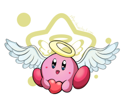 Cupid Kirby! by p0Yo on DeviantArt