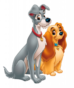 Lady and the Tramp Free PNG Picture | cartoon and game printable 2 ...