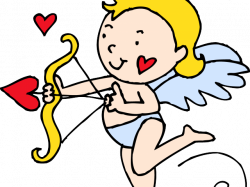 Cupid clipart Cute Borders, Vectors, Animated, Black and white scale ...