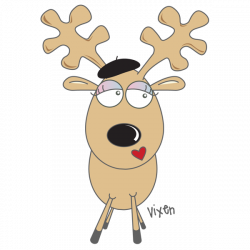 28+ Collection of Dasher Reindeer Clipart | High quality, free ...