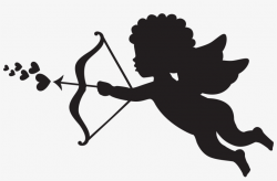 Cupid Silhouette Png Clip Art - Cupid Silhouette Clipart PNG ...