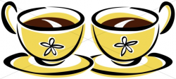 2 Coffee Cups Clipart